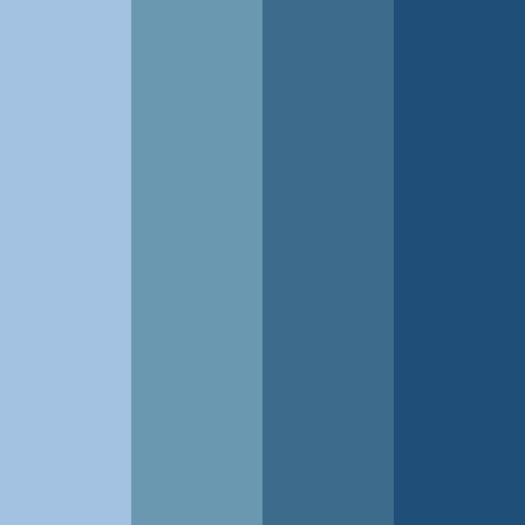 Download serenade in blue color palette PNG image (square)