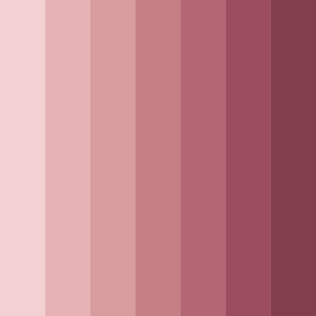 Download blushing petals color palette PNG image (square)