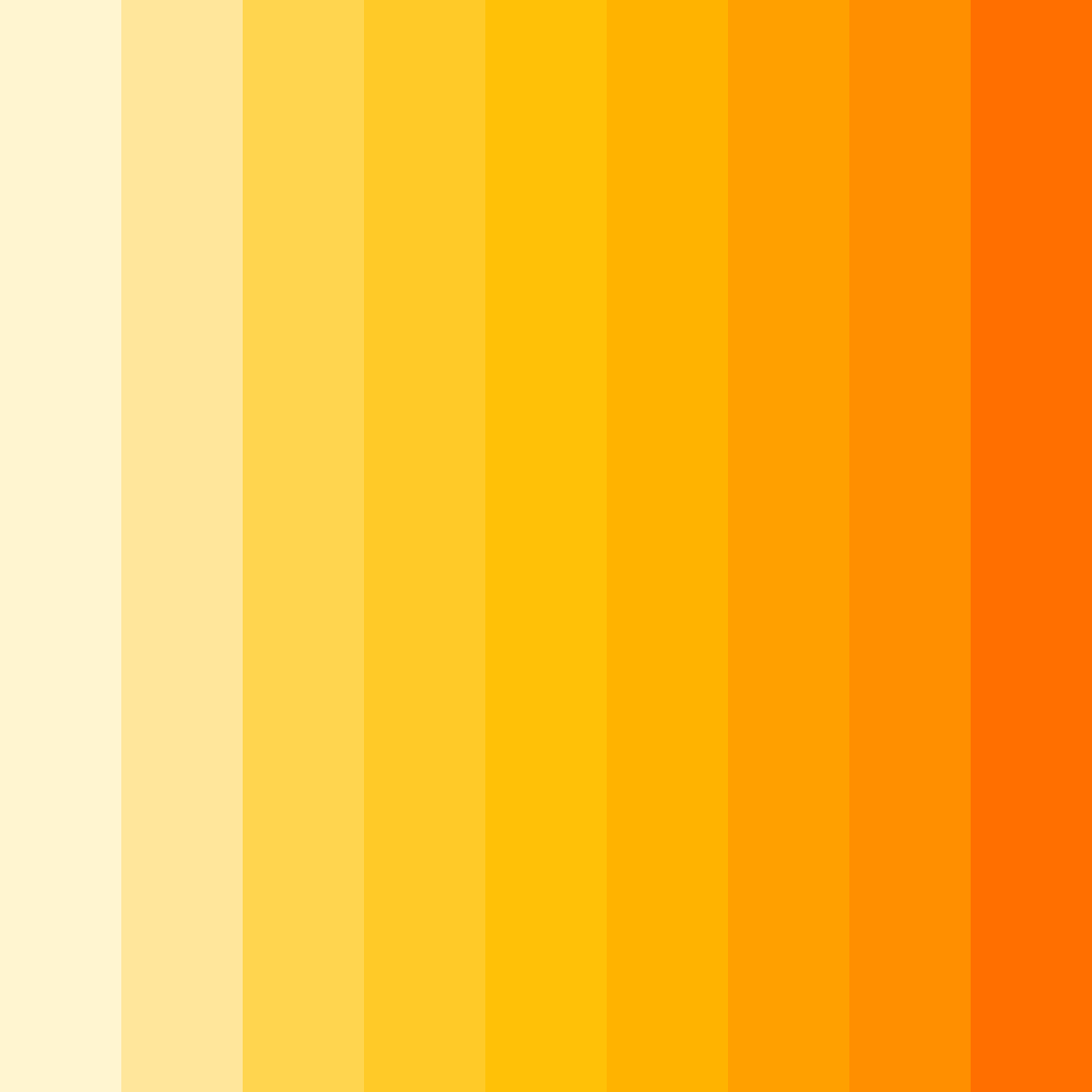 Download golden yellow color palette PNG image (square)