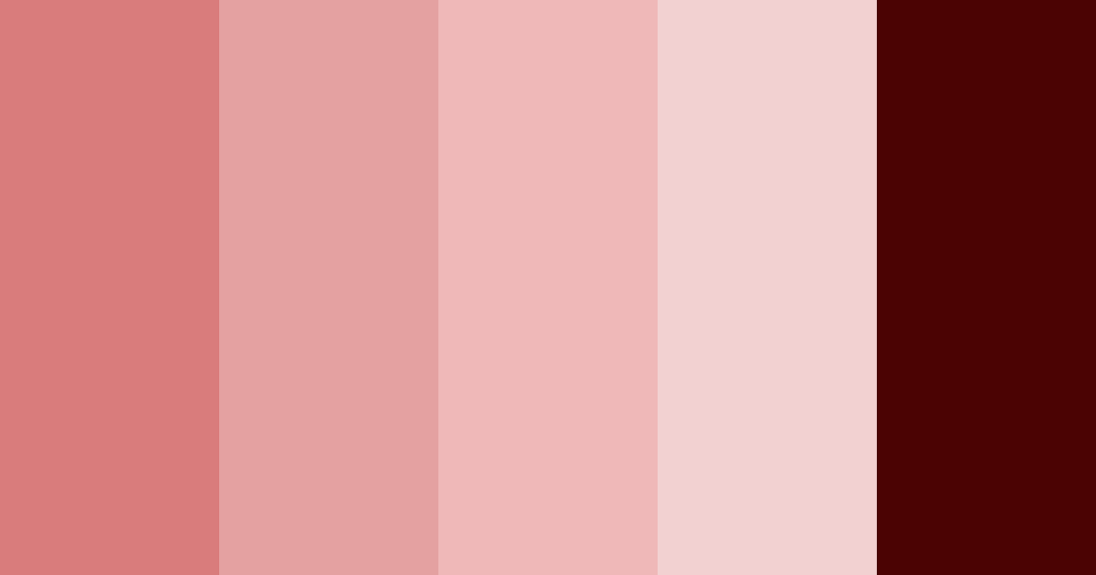 Download dark red color palette PNG image (landscape)