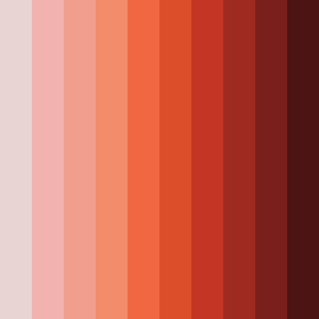 Download ember glow color palette PNG image (square)