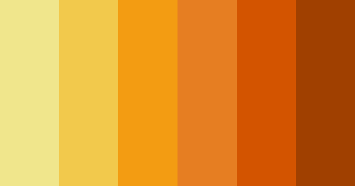 Download golden ember glow color palette PNG image (landscape)
