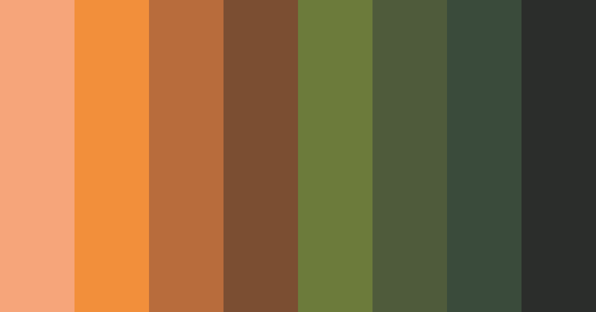 Download camaraderie in earth tones color palette PNG image (landscape)