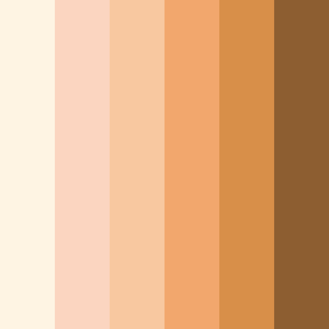 Download sunset whisper color palette PNG image (square)