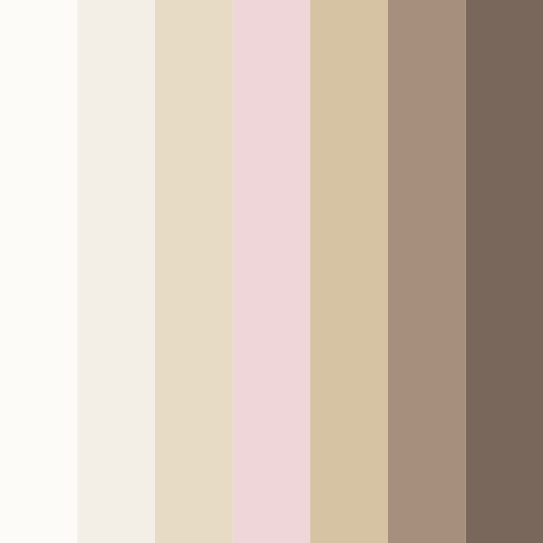 Download whispers of serenity color palette PNG image (square)
