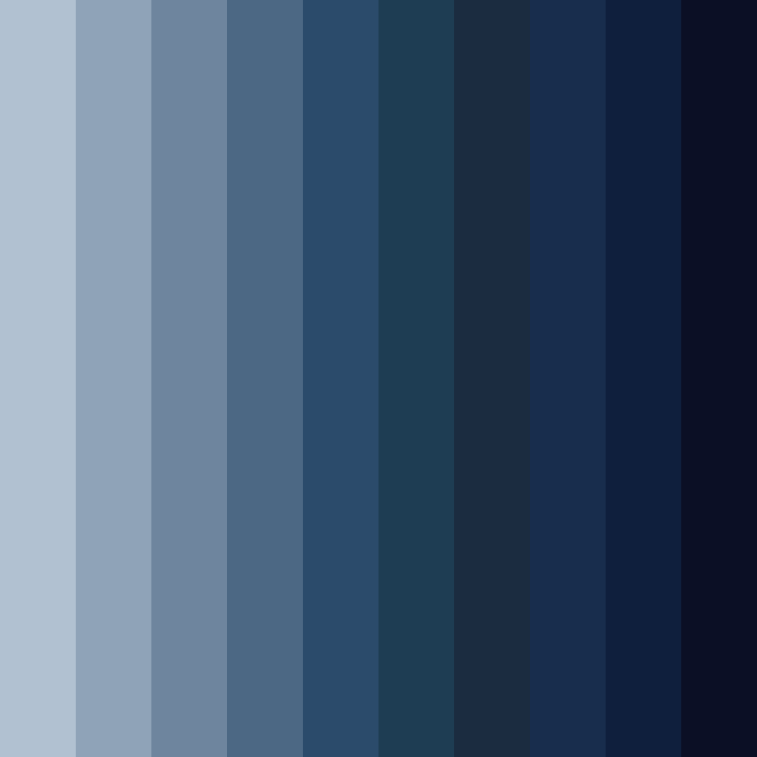 Download midnight reverie color palette PNG image (square)