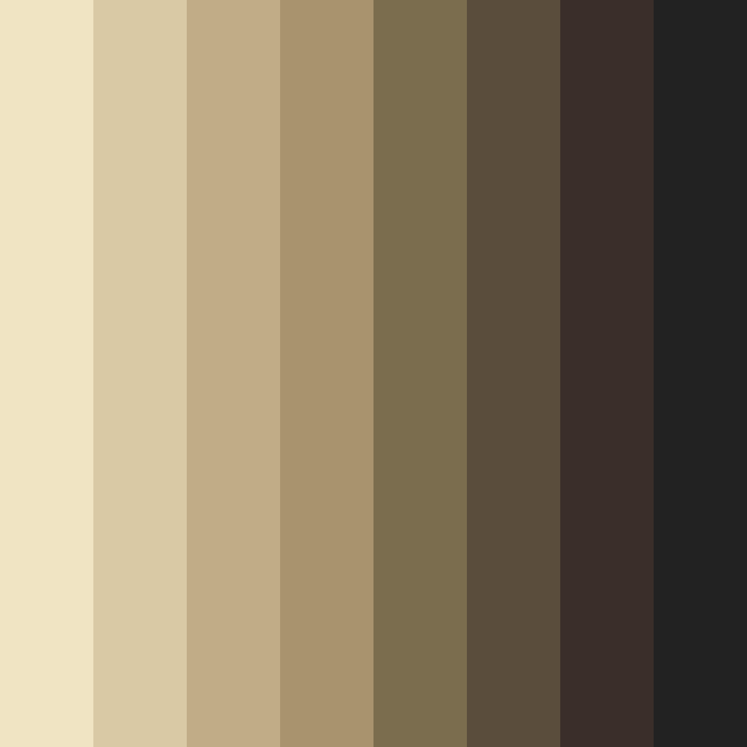 Download earthy elegance color palette PNG image (square)