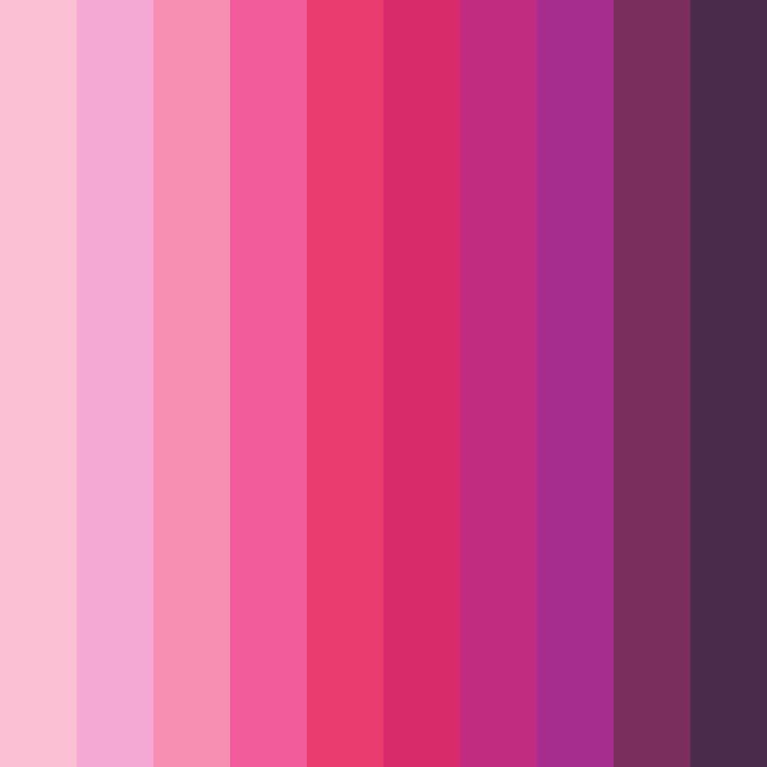 Download pink festival color palette PNG image (square)