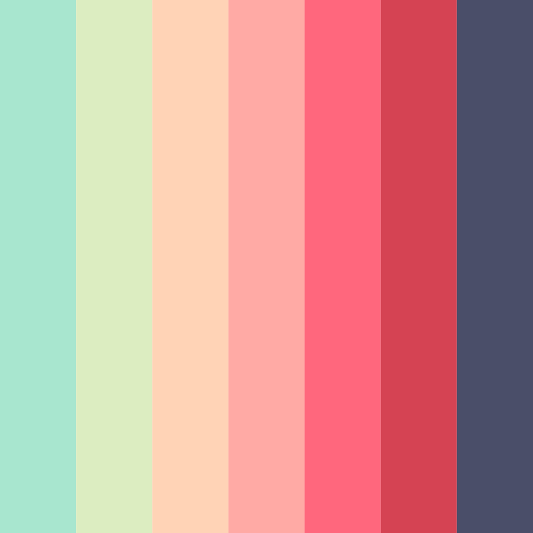 Download forest green shades color palette PNG image (square)