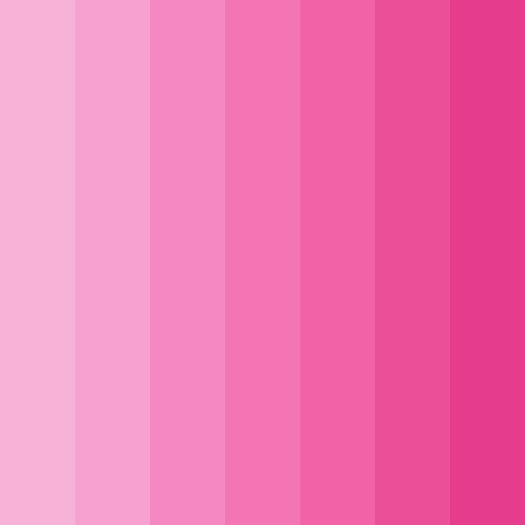 Download pink cotton candy color palette PNG image (square)