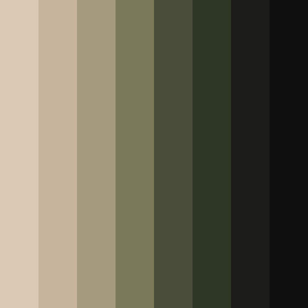 Download deep brown color palette PNG image (square)