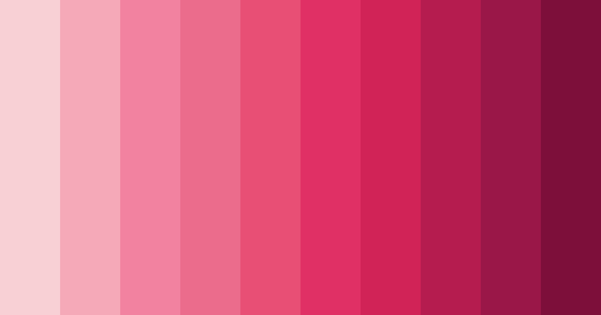 Download blushing blooms color palette PNG image (landscape)