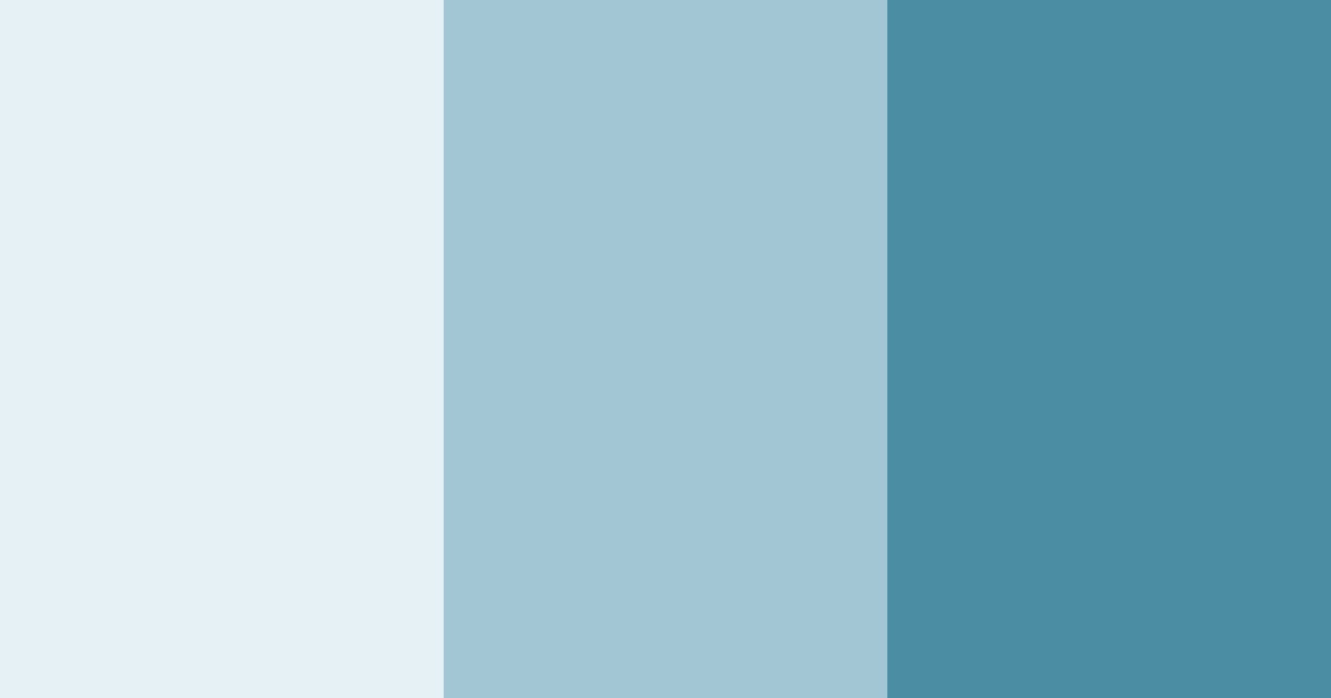 Download shades of blue color palette PNG image (landscape)