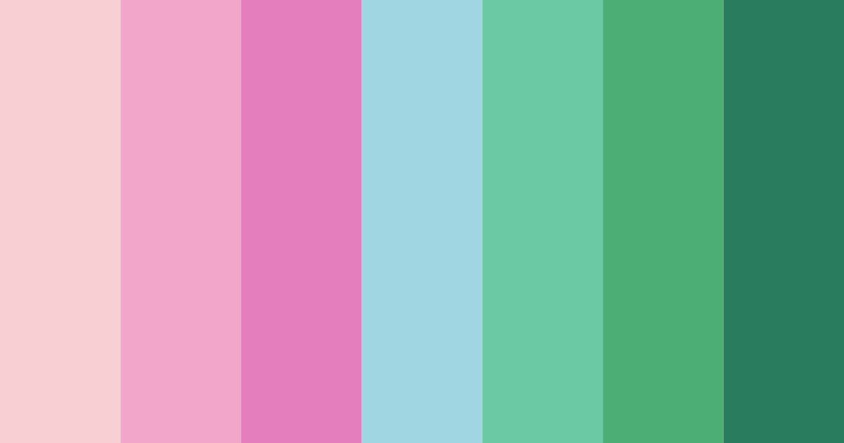 Download pink beach color palette PNG image (landscape)