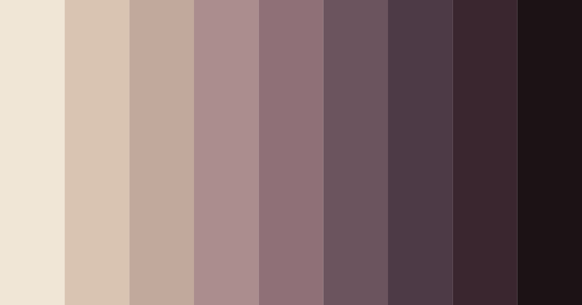 Download elegant brown color palette PNG image (landscape)