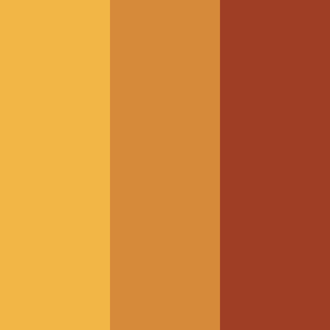 Download amber rust color palette PNG image (square)