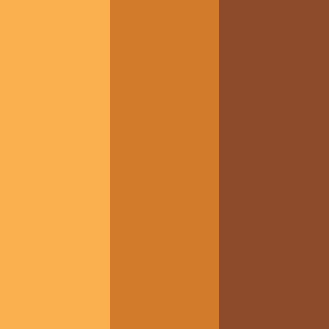 Download rusty amber color palette PNG image (square)