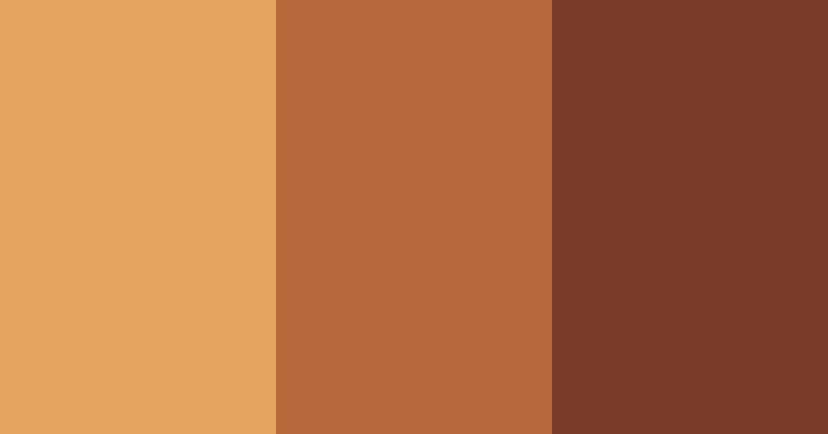Download rusty amber color palette PNG image (landscape)