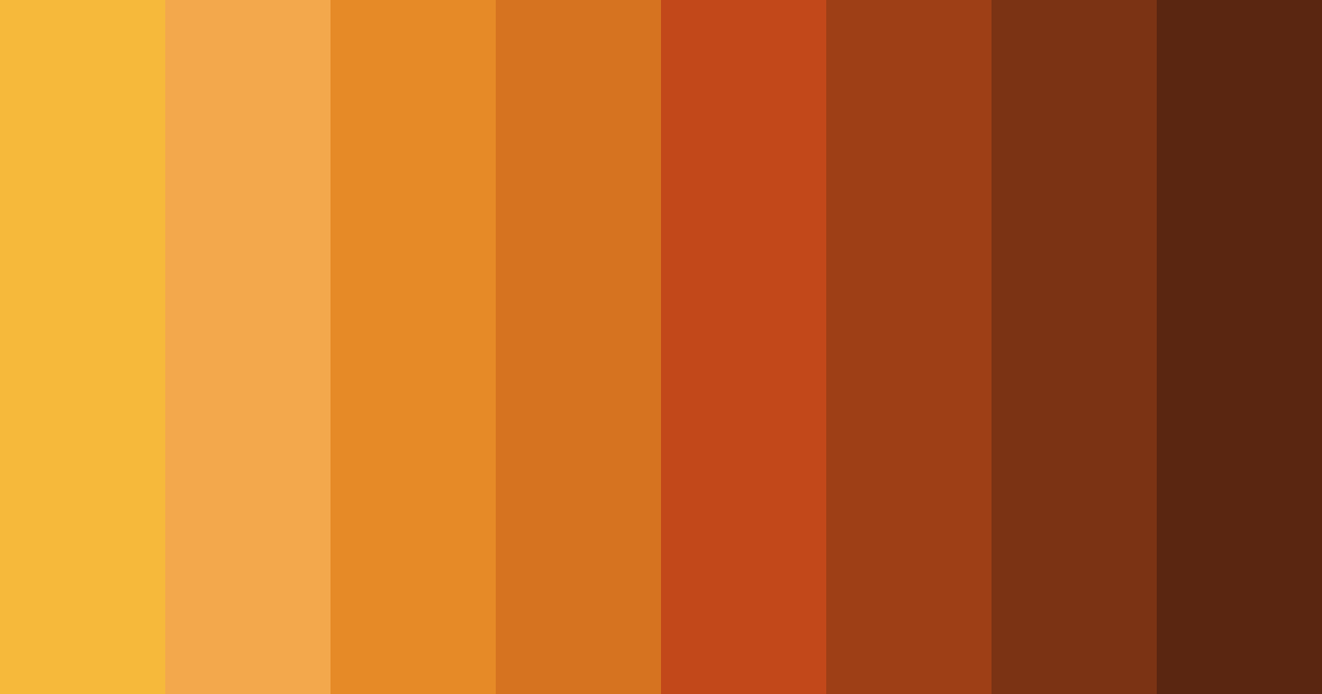 Download amber rust reverie color palette PNG image (landscape)