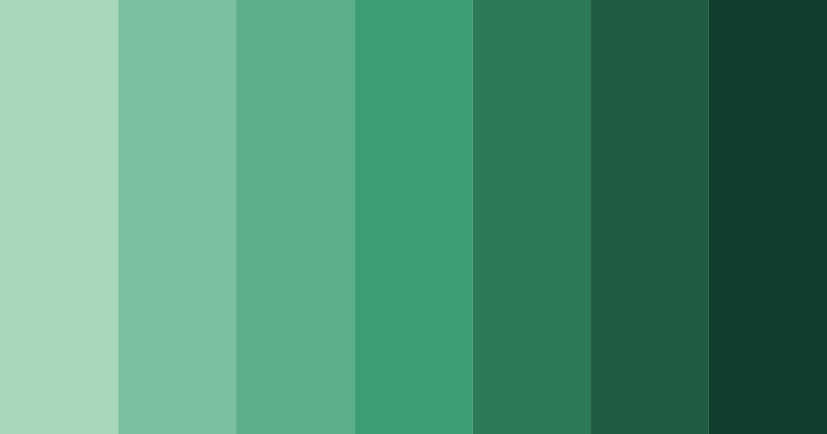 Download emerald canopy color palette PNG image (landscape)