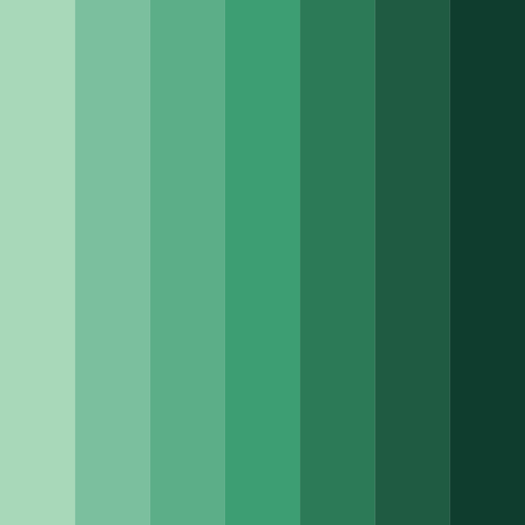 Download emerald canopy color palette PNG image (square)