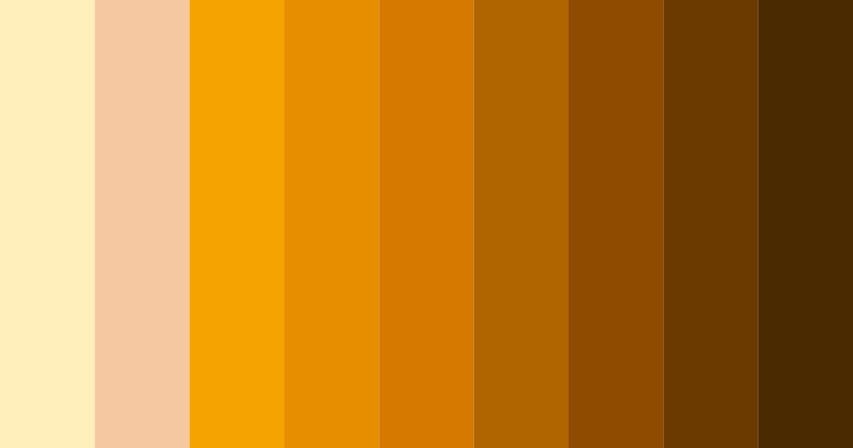 Download golden ember sunrise color palette PNG image (landscape)