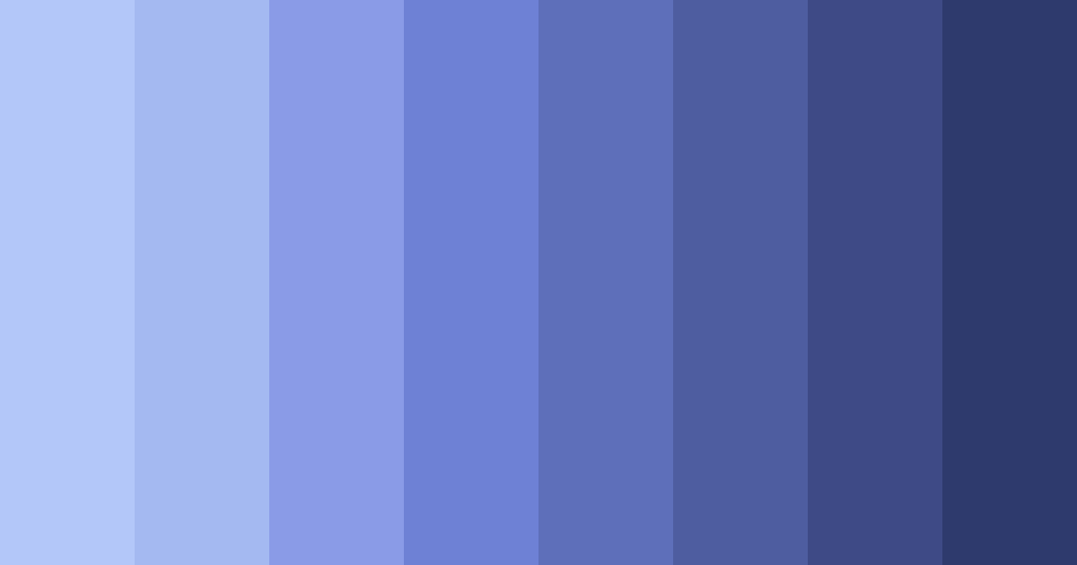Download blue horizon dreams color palette PNG image (landscape)