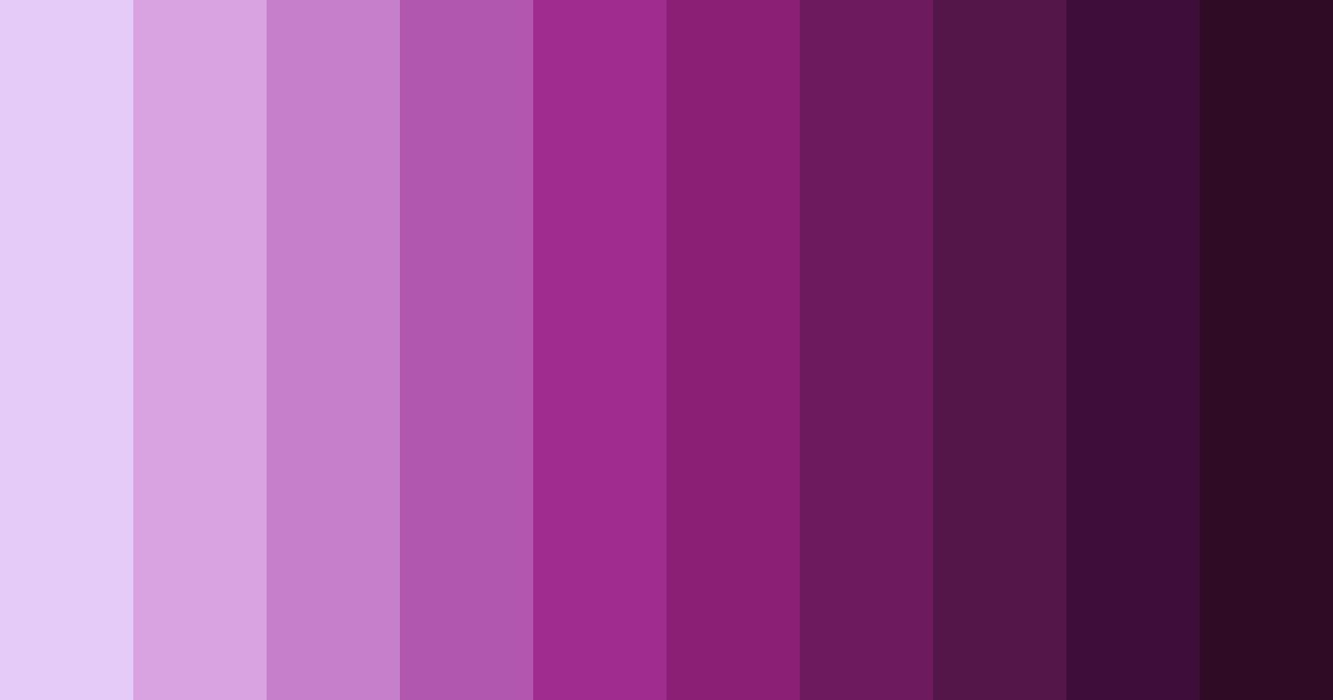 Download violet velvet dream color palette PNG image (landscape)