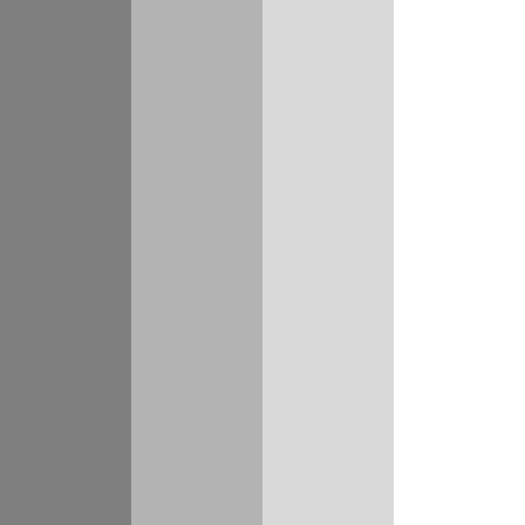 Download shades of grey color palette PNG image (square)