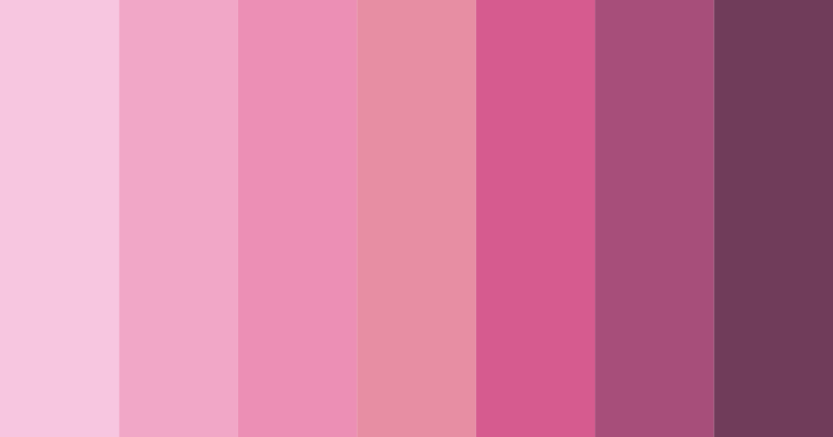 Download chic reverie color palette PNG image (landscape)