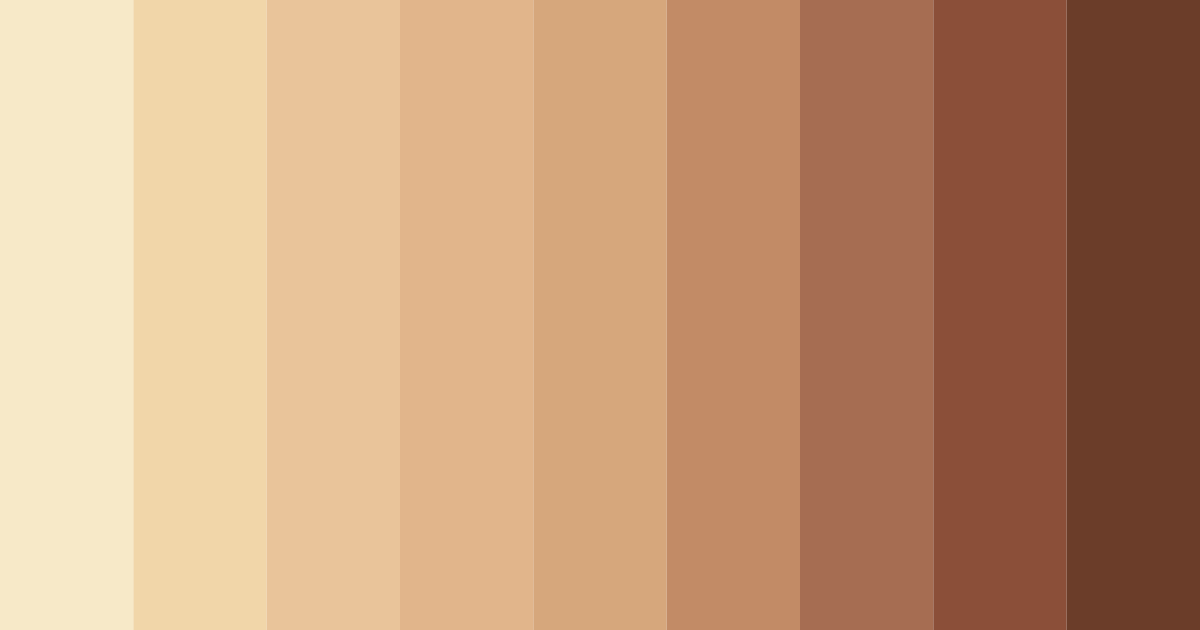 Download earthy brown color palette PNG image (landscape)