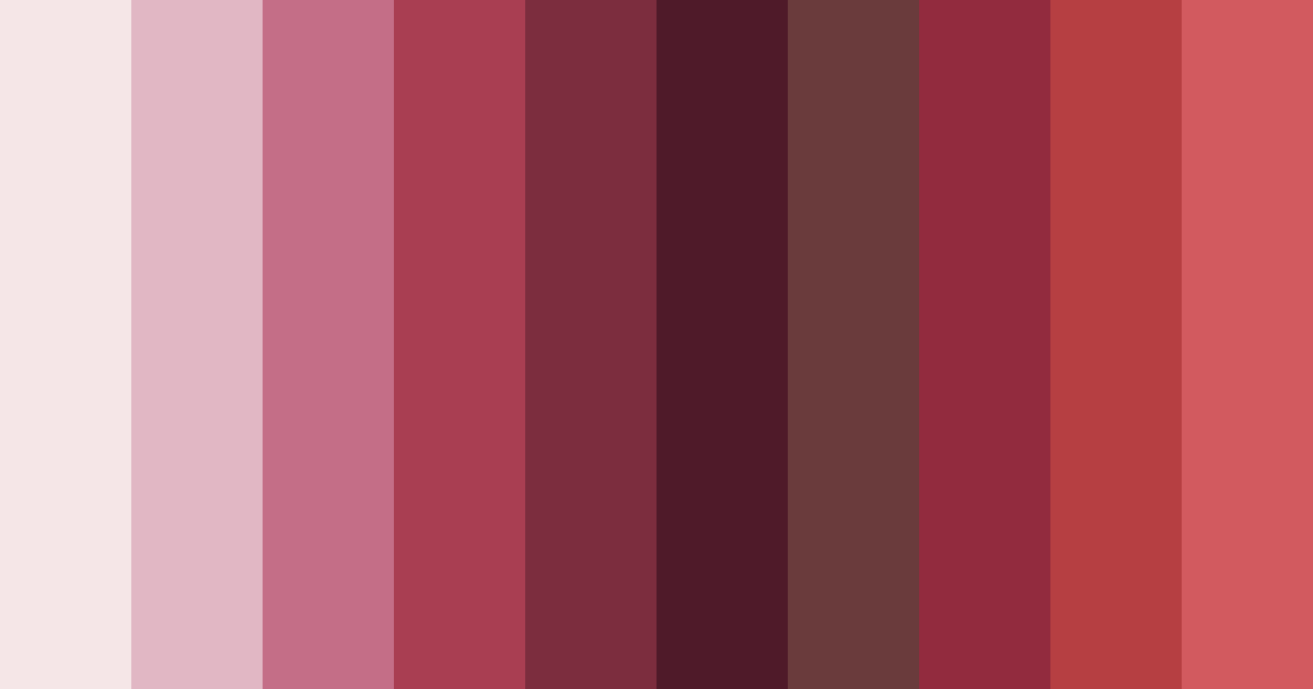 Download red wine color palette PNG image (landscape)