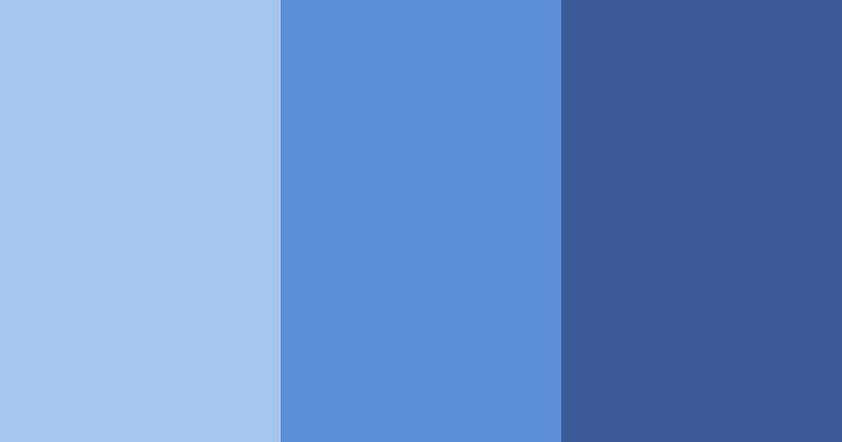 Download blue space color palette PNG image (landscape)