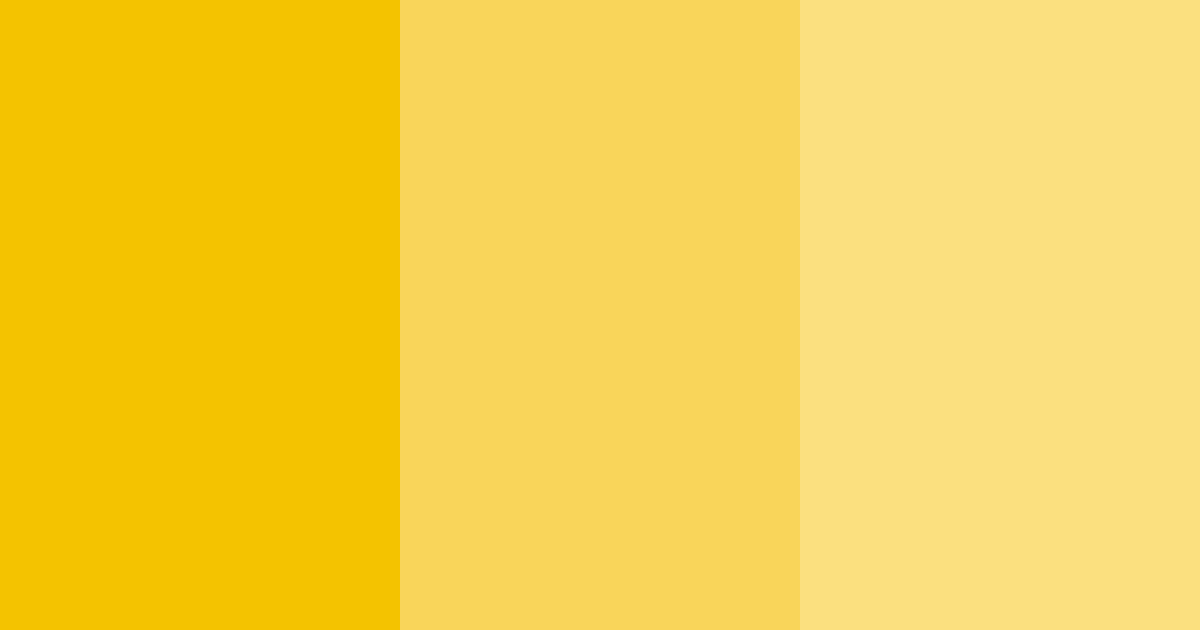 Download golden sunshine color palette PNG image (landscape)