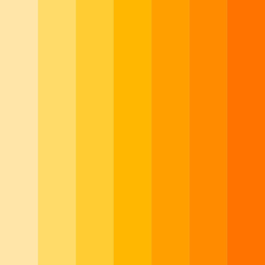 Download sunrise serenade color palette PNG image (square)