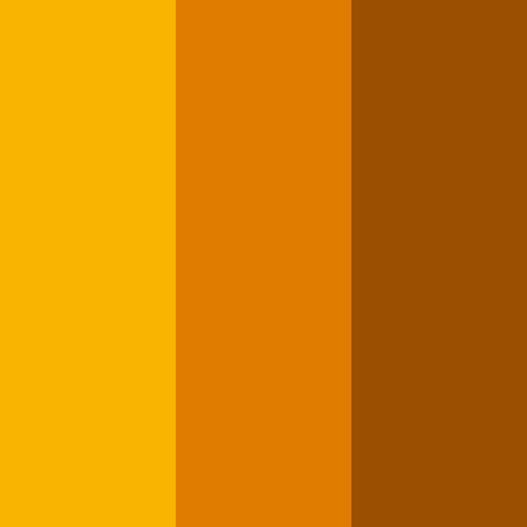 Download amber rust color palette PNG image (square)
