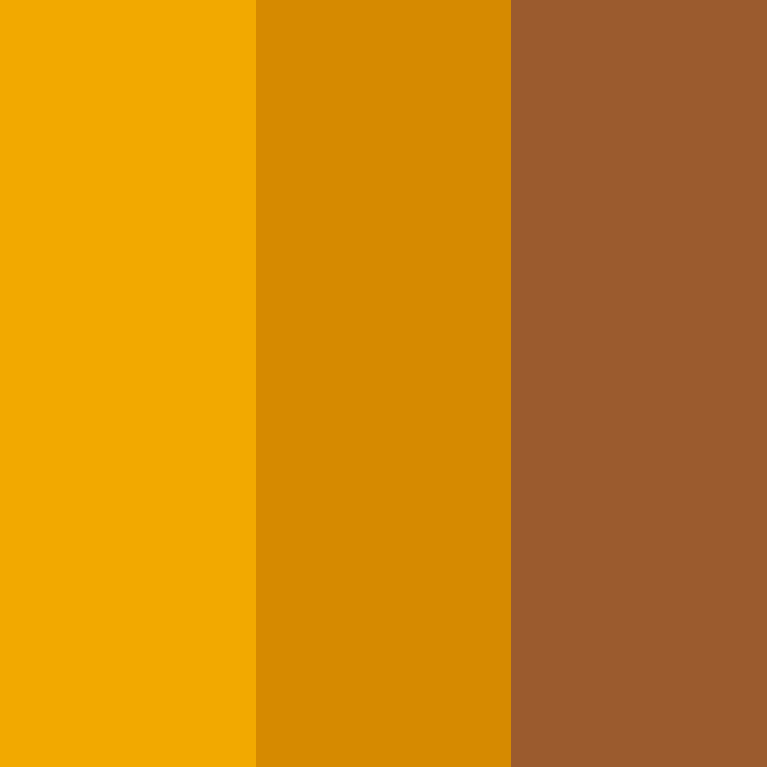 Download amber glow color palette PNG image (square)