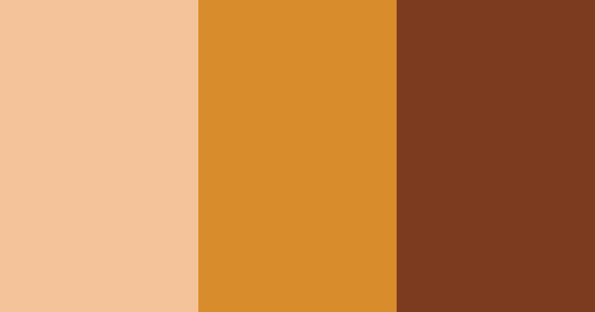 Download rusty amber color palette PNG image (landscape)