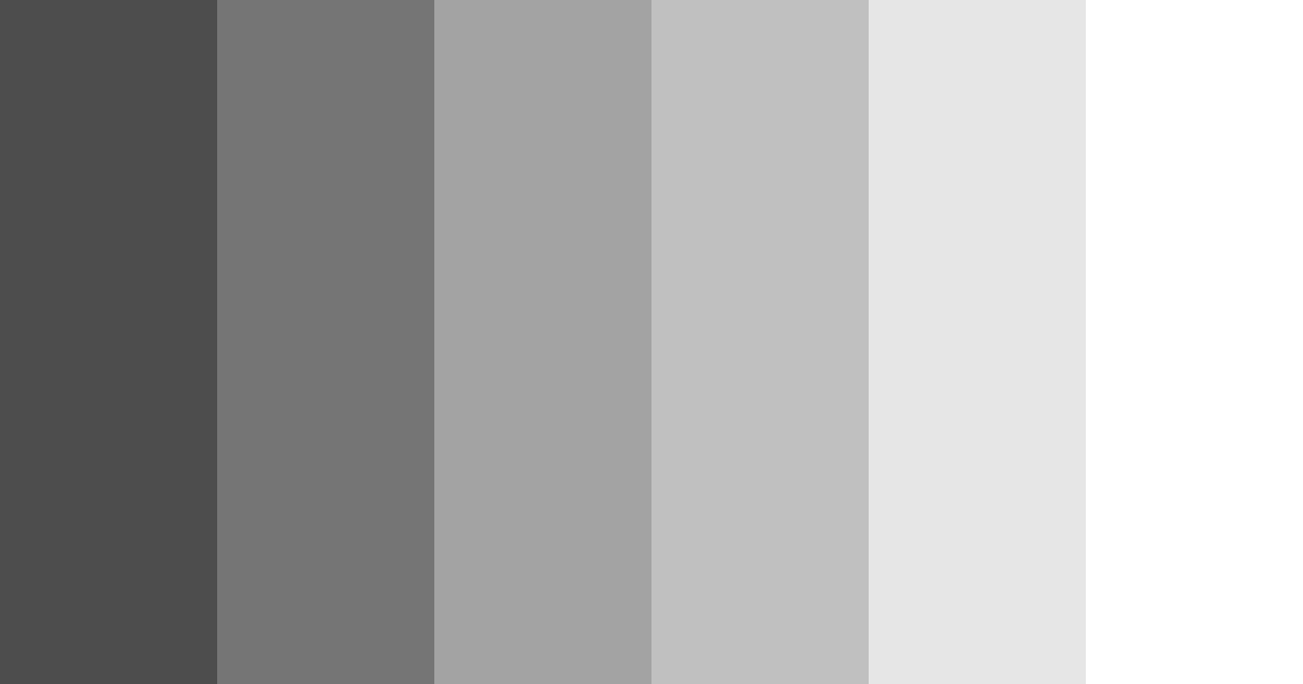 Download shades of gray color palette PNG image (landscape)