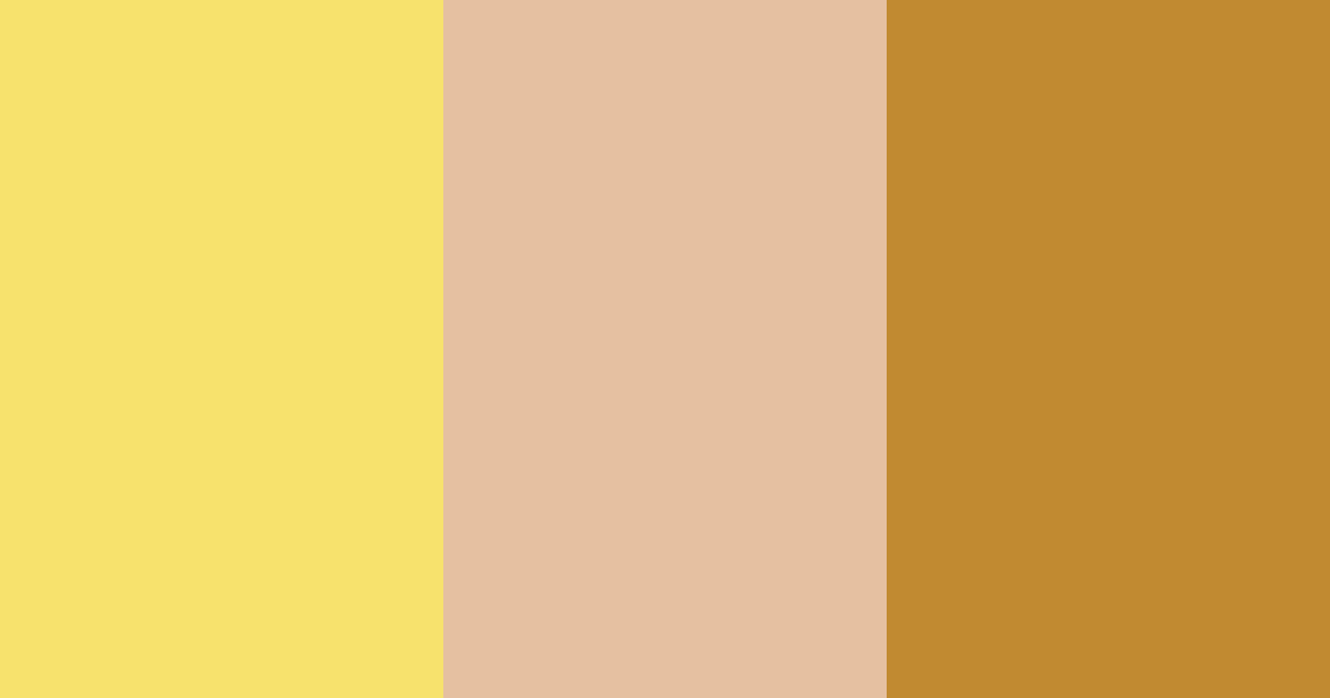 Download golden embrace color palette PNG image (landscape)