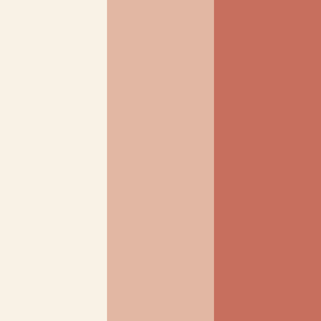Download soft sunrise blush color palette PNG image (square)