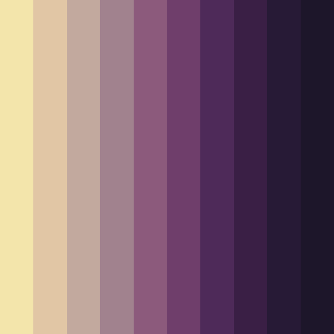 Download whispers of dusk color palette PNG image (square)