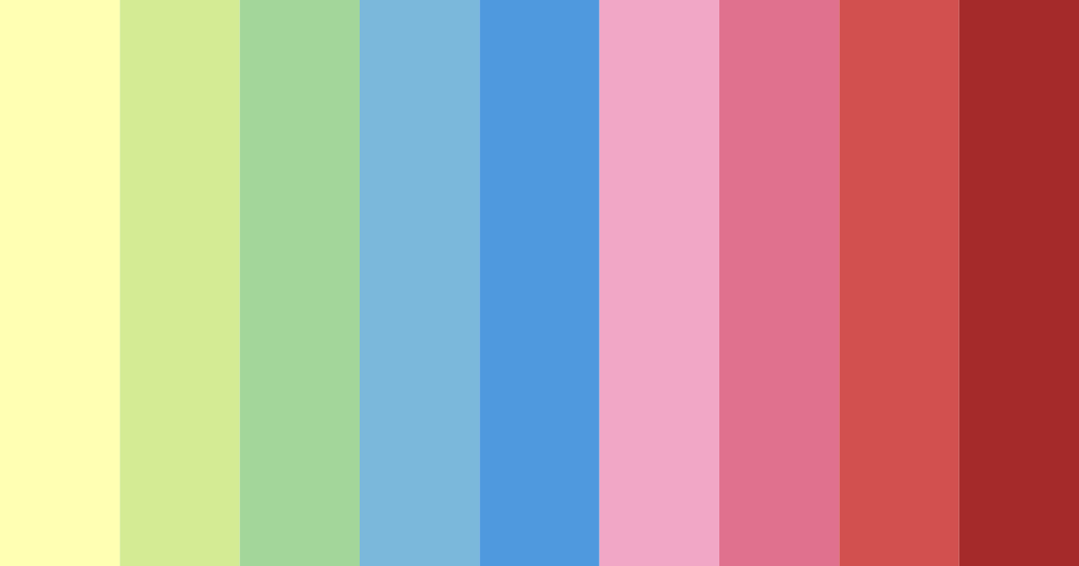 Download sunset spectrum color palette PNG image (landscape)