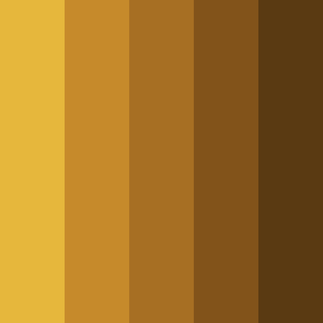 Download amber elegance color palette PNG image (square)