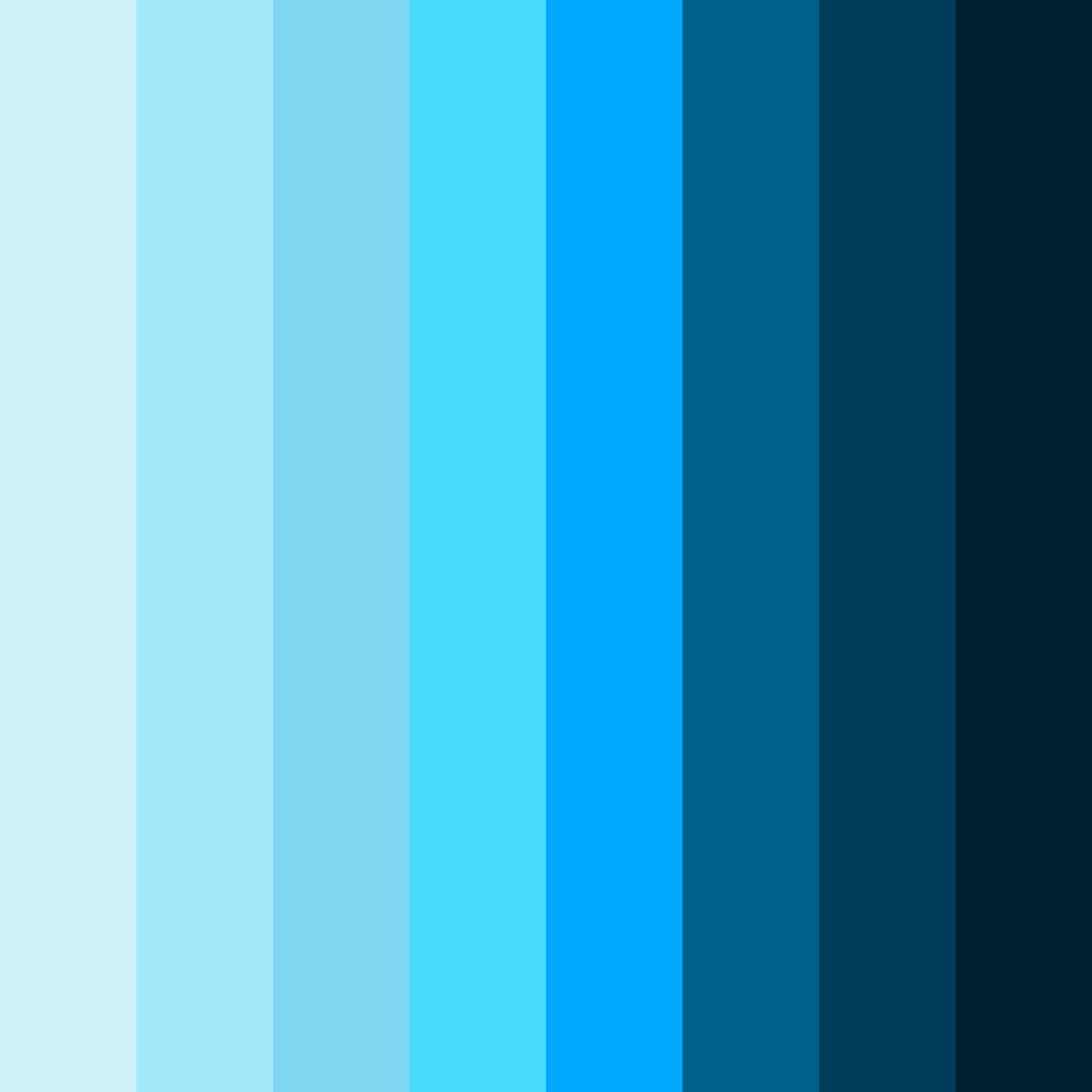 Download electric ocean color palette PNG image (square)
