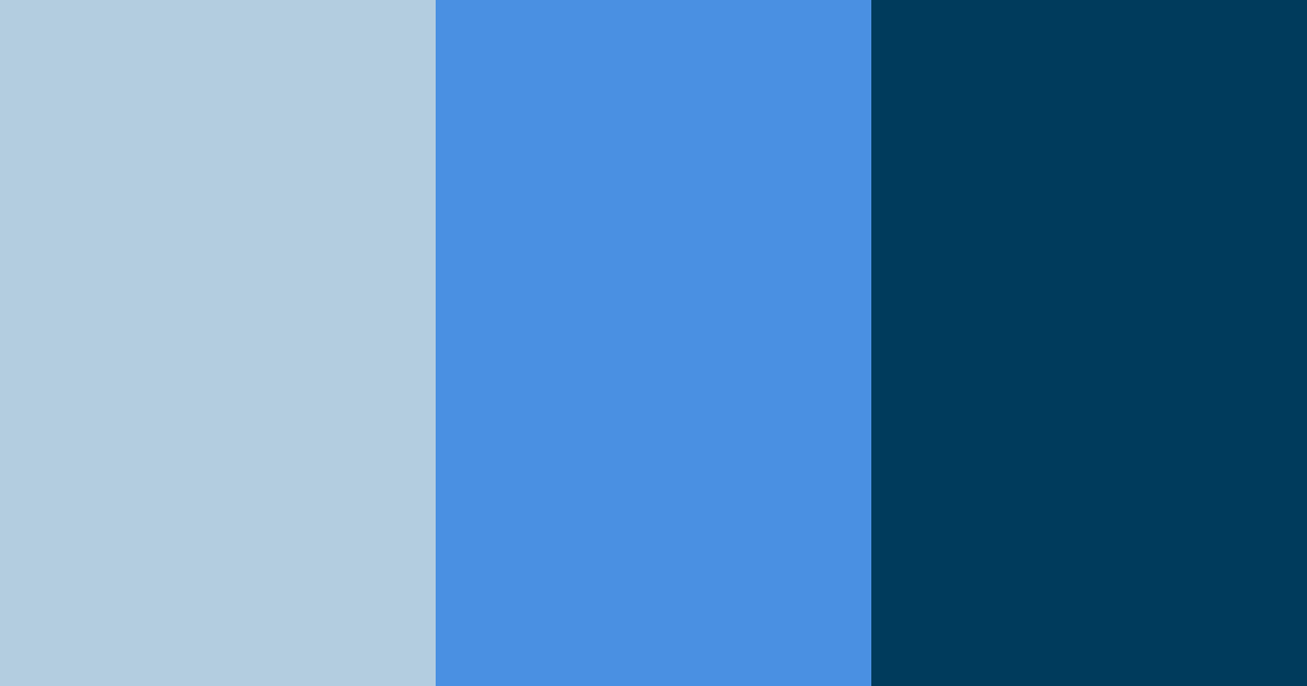 Download deep blue serenity color palette PNG image (landscape)