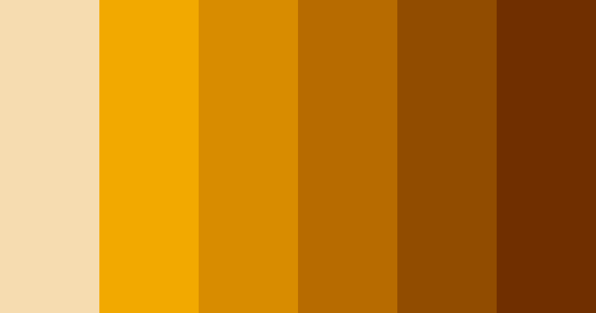Download golden autumn color palette PNG image (landscape)