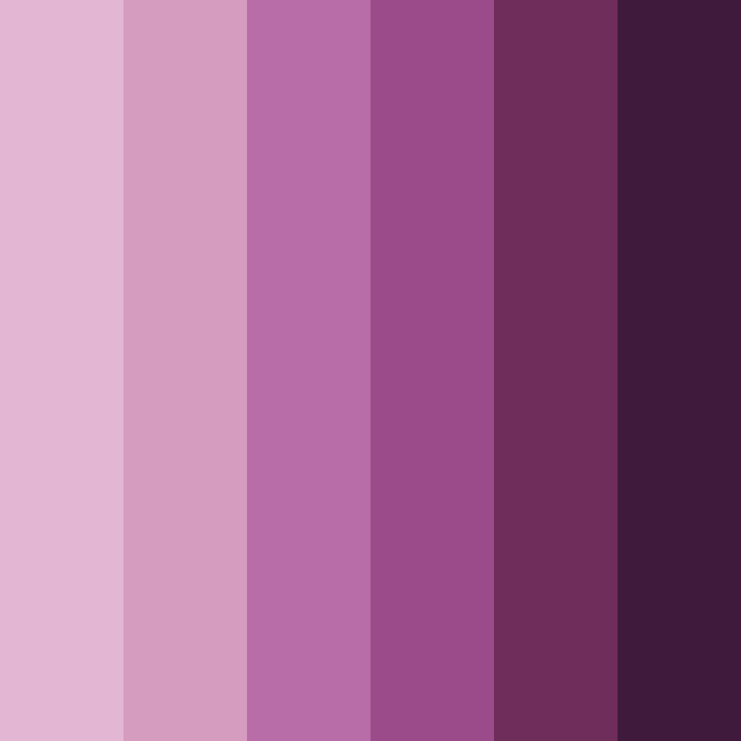 Download enchanted bloom color palette PNG image (square)