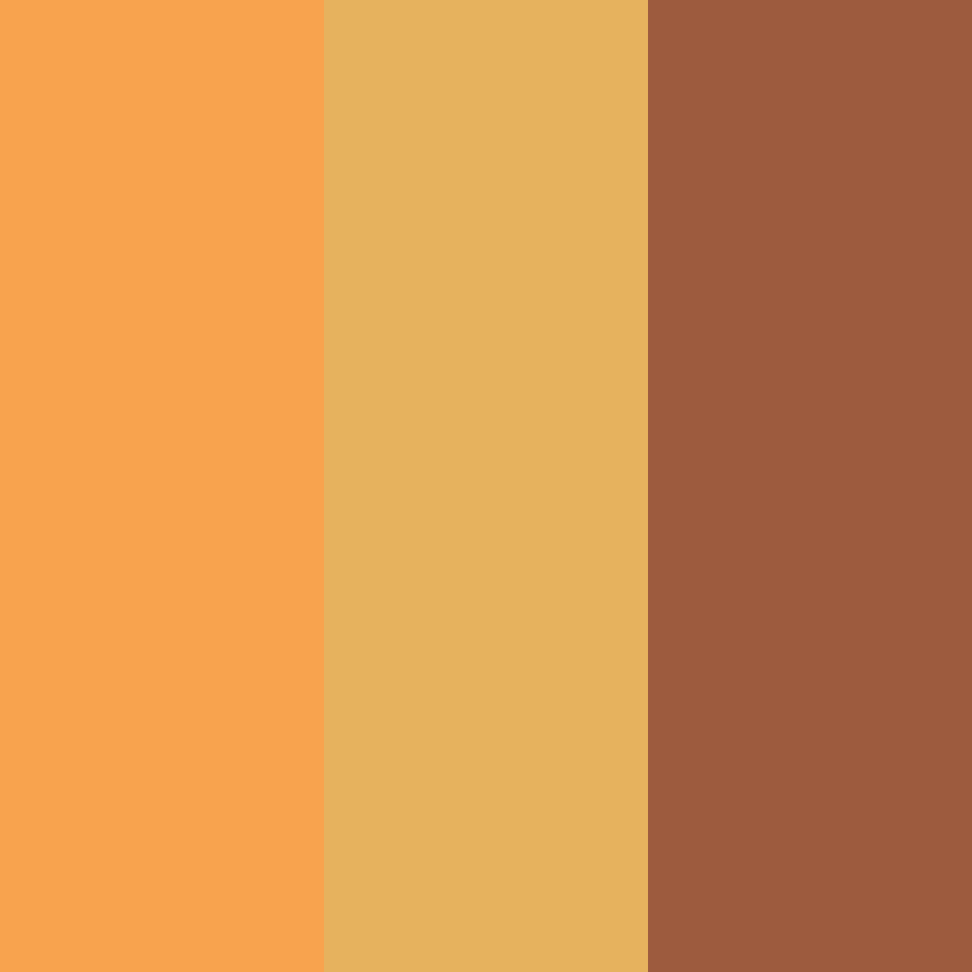 Download rustic amber mist color palette PNG image (square)