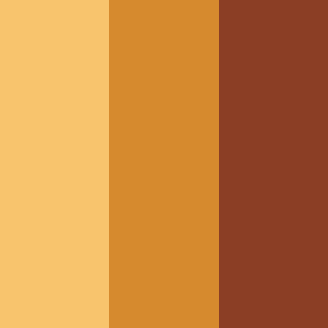 Download rusty amber color palette PNG image (square)